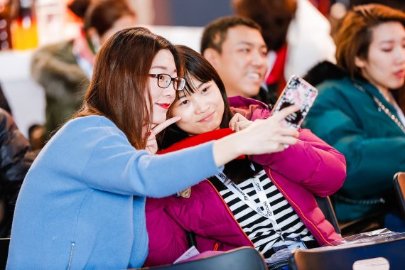 Visitors at ISPO Beijing
