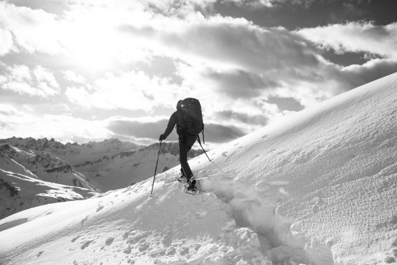 On and on through the snow