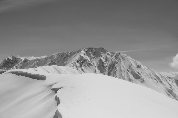 View from the Gvibari-Grad in the Greater Caucasus