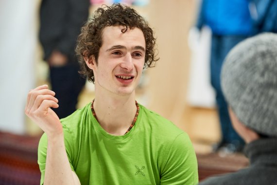 Adam Ondra auf der ISPO 2020