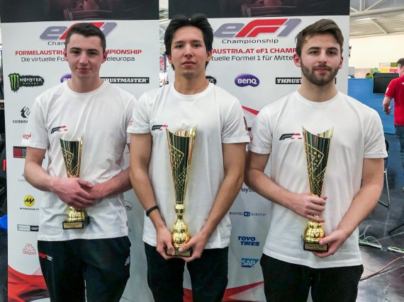 Siegerehrung eF1 Championships Siegerehrung eF1 Championships