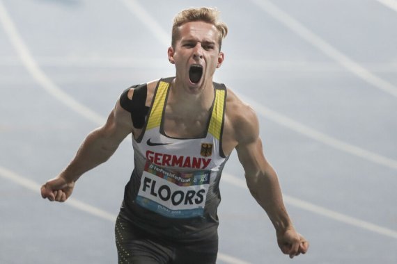 Johannes Floors bei den World Para Athletics Championships in Dubai 2019.