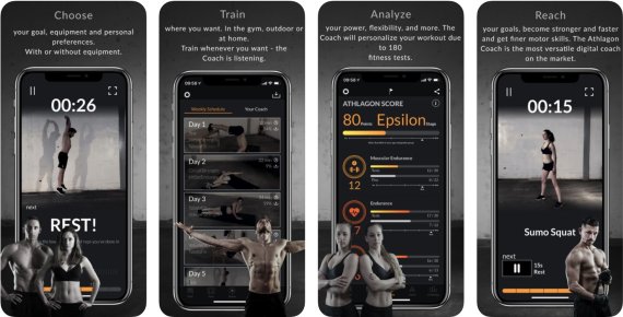 Athlagon Athlagon Fitness App Screenshots