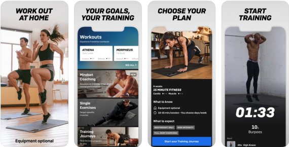 Freeletics Training Fitness App Freeletics Training Screenshots
