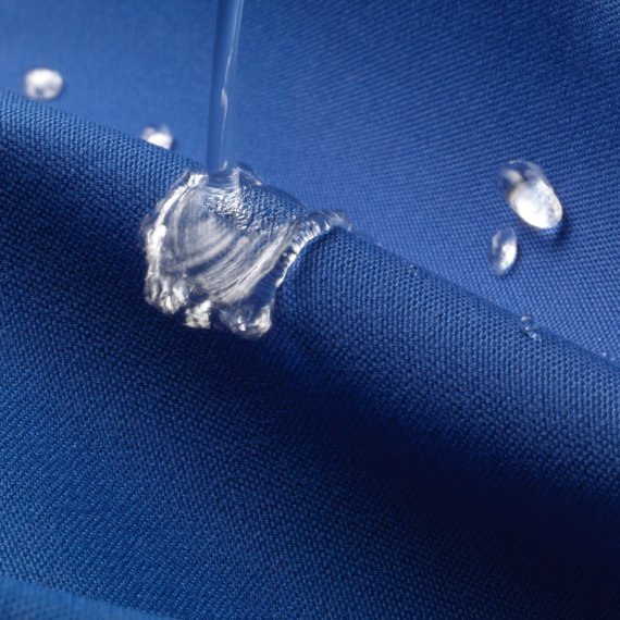 wear2wear Textilien blauer wasserabweisender Stoff