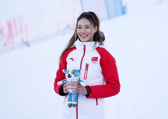 Freeski-Star Eileen Gu ist gebürtige Kalifornierin, startet bei den Olympischen Spielen aber für China.