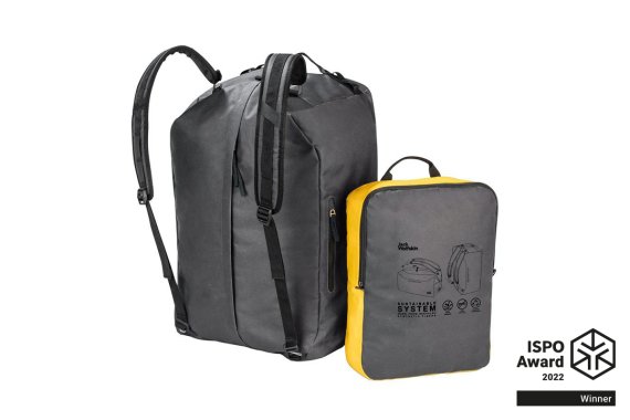maat stortbui Spreek luid ISPO Award 2022 for the Jack Wolfskin Traveltopia Duffle travel bag