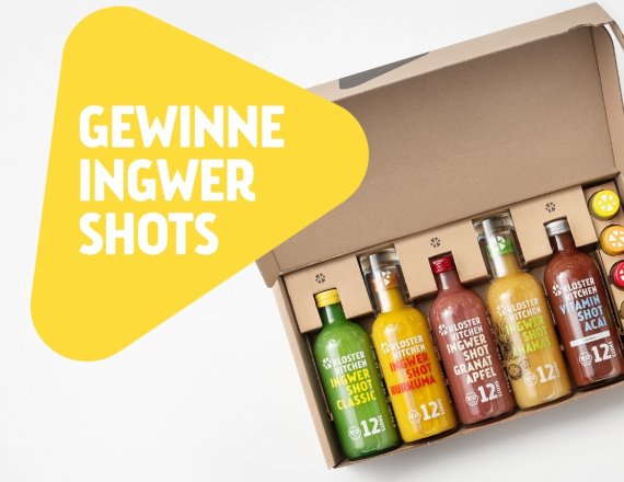 Gewinnspiel für Ingwer Shots