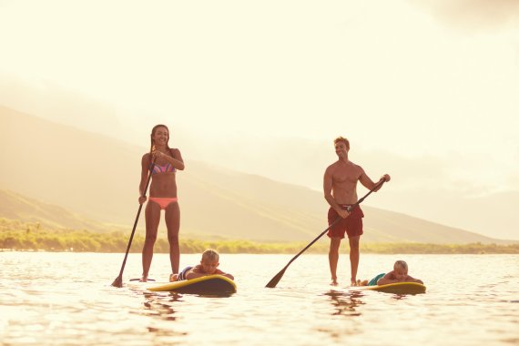 mb-151120-ThinkstockPhotos-493789906 Auch dem Nachwuchs gefällt das Transportmittel SUP