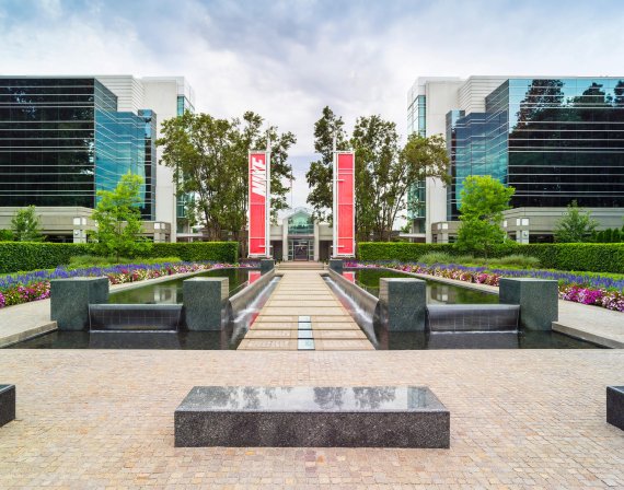mb-Nike-Zentrale Der Firmensitz von Nike in Beaverton/Oregon in den USA.