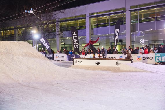 mb-Cabel-Session-6 Die ISPO MUNICH 2017 bekommt ein neues Hallenkonzept: Im Fokus werden die Snowboarder sein.