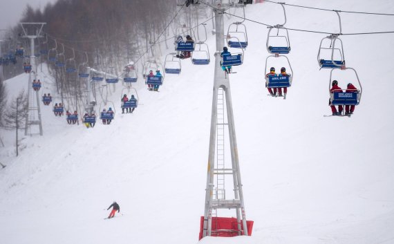 mb-Skilift_China_2022 Die Infrastruktur in den chinesischen Skigebieten muss erst geschaffen werden