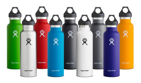 Die Flaschen von Hydro Flask wurden 2016 auf der ISPO MUNICH vorgestellt