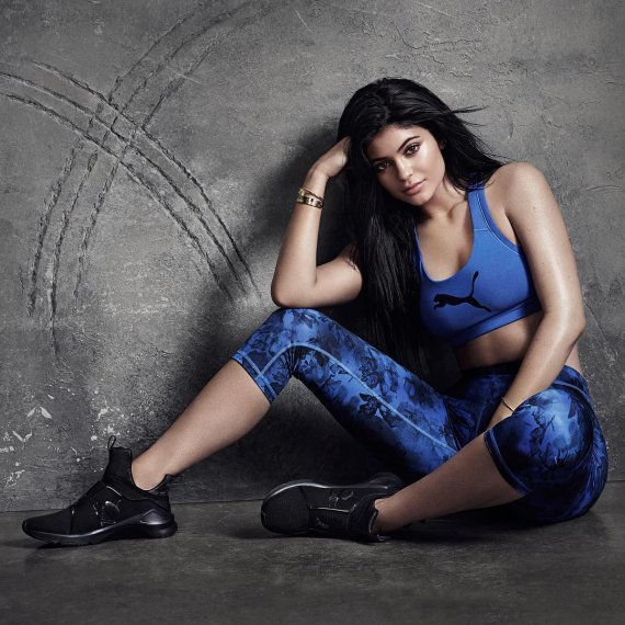 Kylie Jenner is the sister of reality TV star Kim Kardashian and is now modelling for Puma: Kylie Jenner.