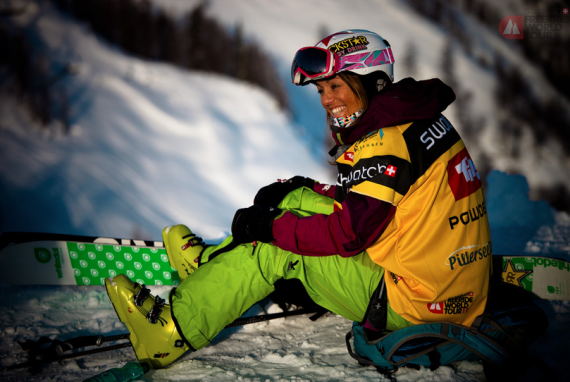mb-eva-walkner-gross One of the most successful female freeriders: Austrian Eva Walkner, who even worked as a sports journalist.
