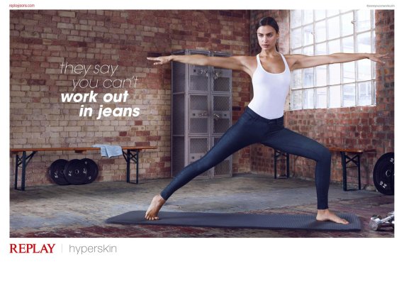 mb-denim-for-sports With the increase in yoga and activewear brands evolving to fulfill the consumers’ desire for fashion and function fueling the athleisure lifestyle trend, denim defending its territory.