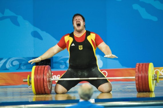 mb-steiner_olympia Matthias Steiner beim Gewinn der Goldmedaille bei den Olympischen Spielen Peking 2008.