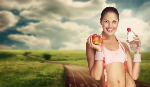Wettkampf-Ernährung: Nur mit einem Apfel wird das Laufen auf Dauer schwer fallen. 