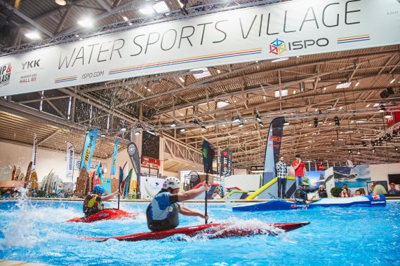 Das Wasserbecken der ISPO SHANGHAI wird 200 Quadratmeter groß sein