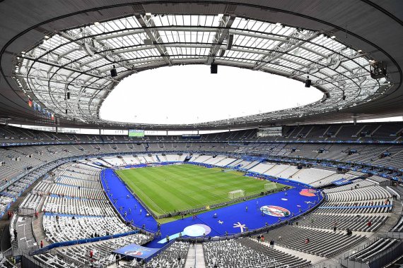 Das Stade de France in Paris St. Denis ist mit über 80.000 Plätzen das größte Fußballstadion Frankreichs.