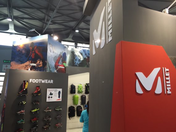 mb-en-Millet-Outdoor-Ausruester-Shanghai Millet, the technical outdoor brand from France, is back in the Chinese market: Millet’s booth at ISPO SHANGHAI 2016.