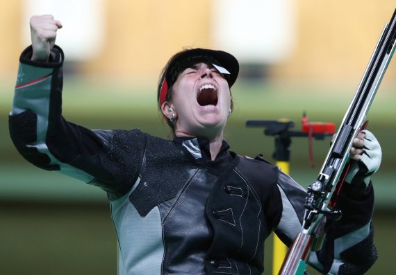 mb-Barbara-Engleder-Rio-2016 "Ich bin etwas extrovertiert": Barbara Engleder lässt der Freude nach Olympia-Gold freien Lauf.