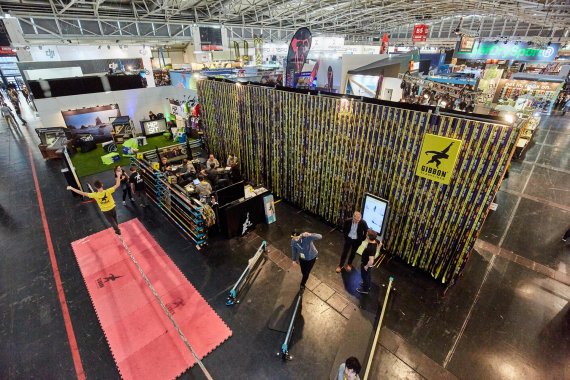 mb-160818-gibbon-ispo-slackline Slackline-Hersteller Gibbon stellt auf der ISPO MUNICH seine neuesten Entwicklungen vor.