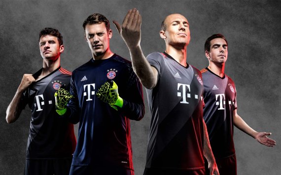 mb-FC-Bayern-Auswartstrikot La bestia negra in der Saison 2016/2017 nur in Auswärtsspielen in der Bundesliga.