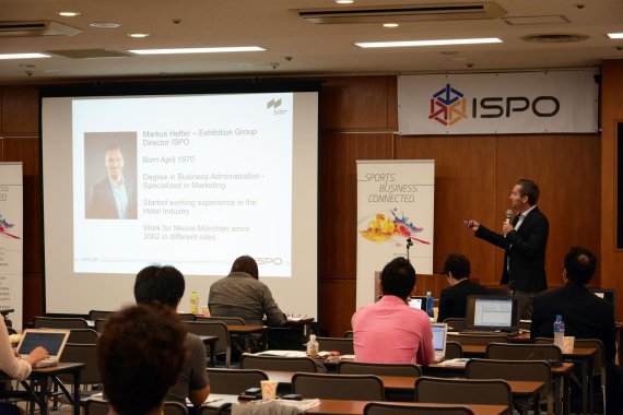 mb-en-markus-hefter Markus Hefter, Exhibition Group Director ISPO, at an ISPO ACADEMY session.