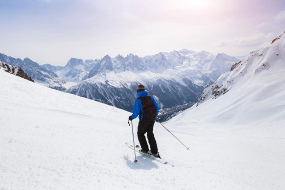 Grandiose Bergkullisse bei Charmonix in den französischen Alpen