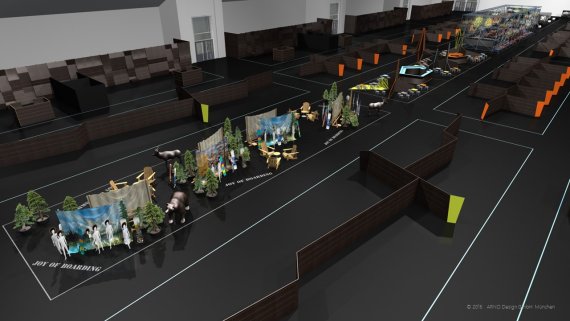 mb-polygon-ispo-munich Die neue Action-Halle B6: So etwas gab's auf der ISPO MUNICH noch nie.