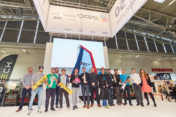 mb-161115-ISPO Munich 2016_jf_3029 Bei der ISPO AWARD Ceremony werden die besten Produkte ausgezeichnet – und natürlich gibt es auch Pokale.