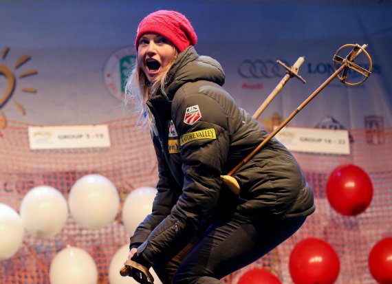 Kann nun auch wieder auf der Piste Spaß haben: Julia Mancuso.