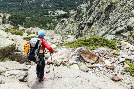 Auf großer Tour: Wandern in den Bergen Korsikas 