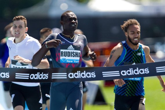 mb-161205-imago20149577h Outfitter and main sponsor: Adidas is campaigning here at the Diamond League meeting in New York.