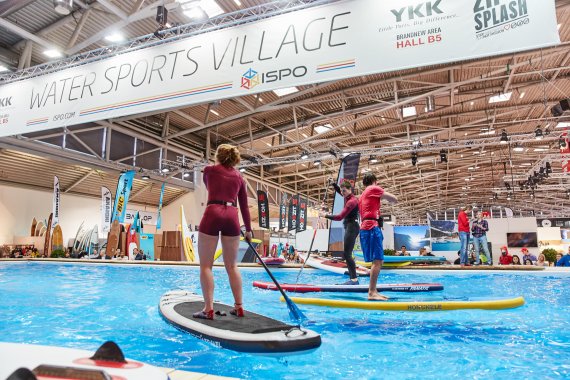 mb-stand-up-paddling Stand Up Paddling bekommt auch auf der ISPO MUNICH 2017 seinen Platz.