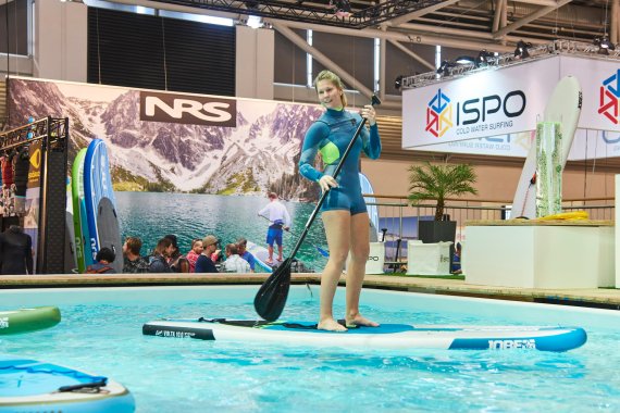 mb-170205-ispo-munich-2017-jf-0112 Stand up paddling in ISPO MUNICH's Watersports Village