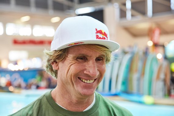 Robby Naish auf der ISPO MUNICH 2017.