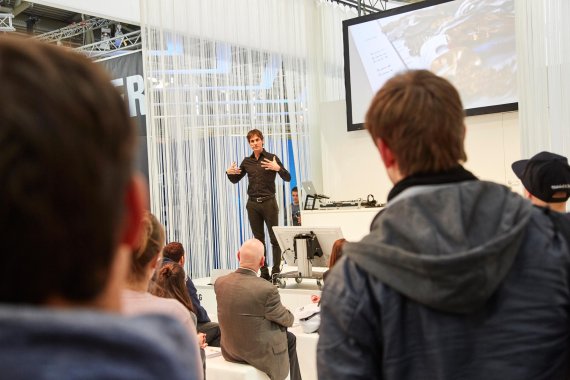 mb-170207-ISPO_Munich_2017_jf_1928 Felix Gottwald auf der Health & Fitness-Bühne der ISPO MUNICH 2017.