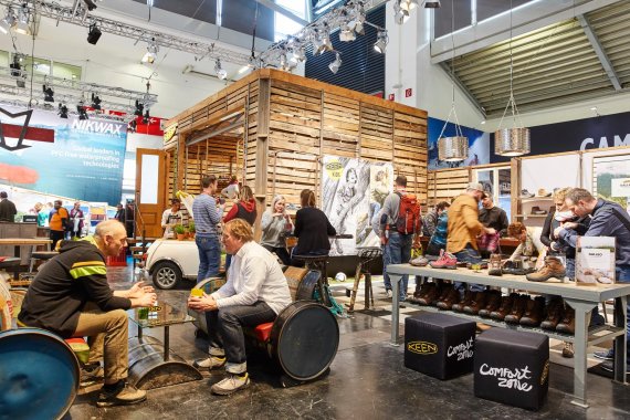 mb-170209-ISPO_Munich_2017_jf_0441 Outdoor in der Halle: Auf der ISPO MUNICH 2017 präsentierten sich viele Outdoor-Firmen.