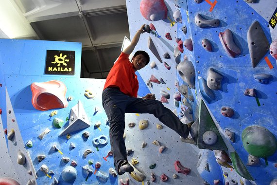 Climbing is earning its spot on the Chinese sports market.