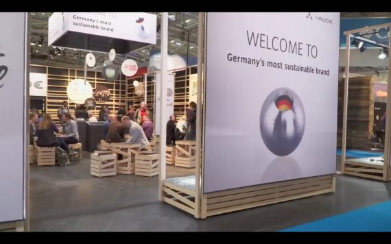 mb-trend-nachhaltigkeit-vaude The VAUDE booth at ISPO MUNICH