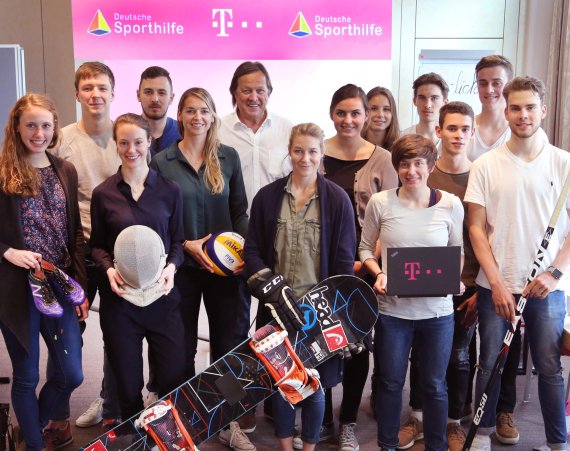 mb-170614-Sporthilfe-Partnerschaft_Duale-Karriere Von der dualen Förderung durch Deutsche Sporthilfe und Sponsor Telekom profitieren bereits zahlreiche Spitzenathleten.