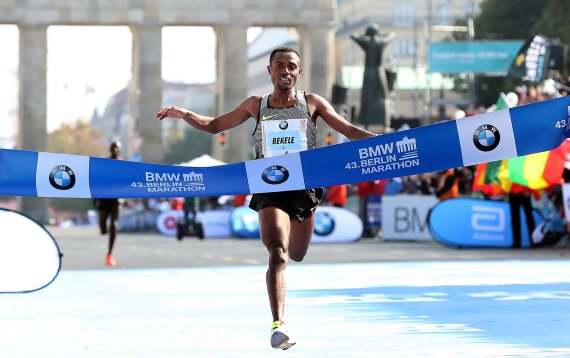 Olympic champion Kenenisa Bekele won the BMW Berlin Marathon 2016 with a time of 2:03:04 – just short of the world record.