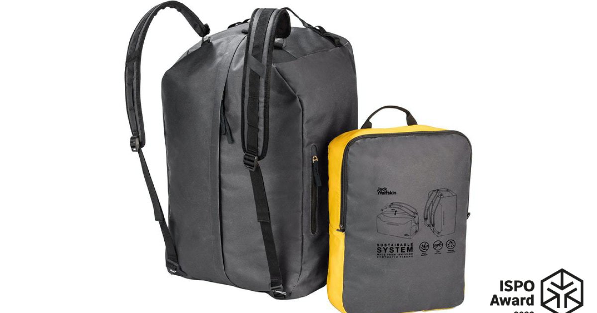 meisje Verbeteren Syndicaat ISPO Award 2022 for the Jack Wolfskin Traveltopia Duffle travel bag