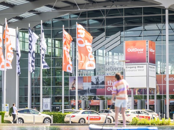 Blick auf Messe München OutDoor