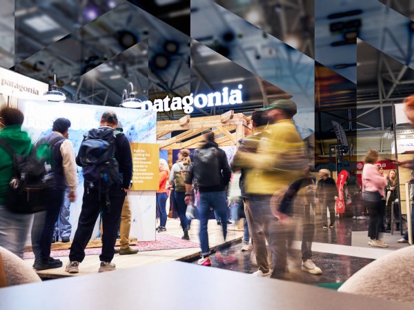 Visitors to ISPO Munich bustle around the packed halls