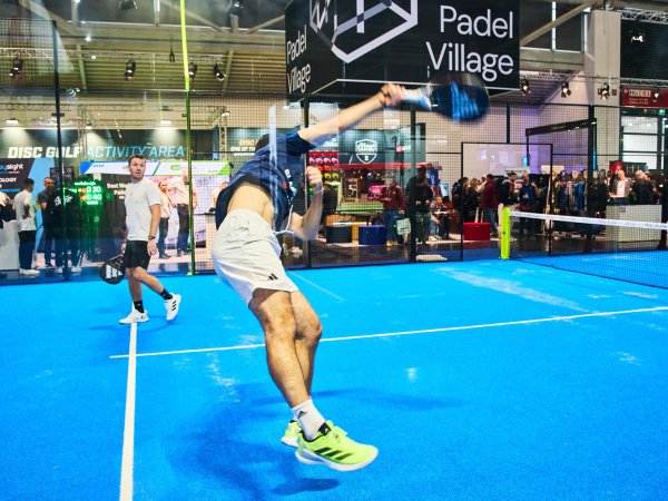 End of play at the Padel Village
