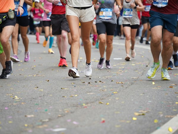 Des sportifs lors d'un marathon