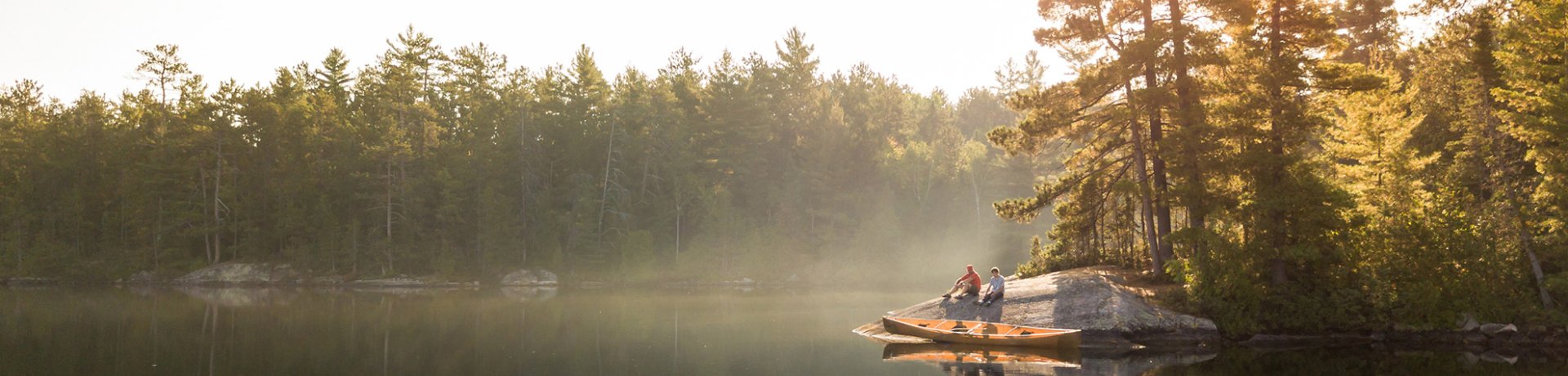 OutDoor by ISPO presents a new forward-looking concept Lake in the forest